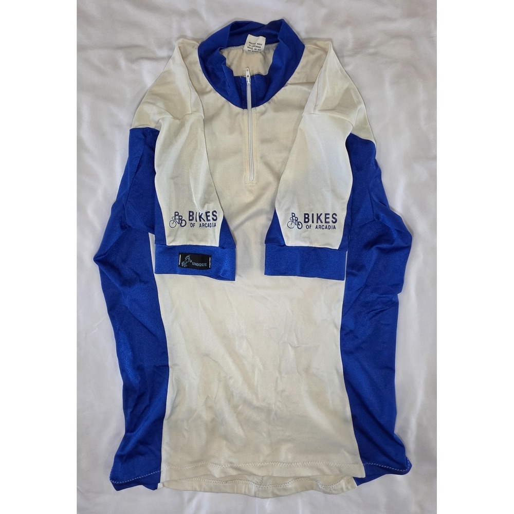 Vintage Pro Bikes of Arcadia Cycling Jersey Mens L Unique Long Sleeve USA - Picture 2 of 5